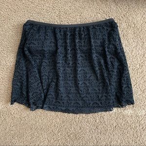 L Juicy Couture Strapless Tankini Top Black bathing suit top